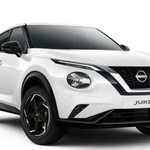 Neuer Nissan Juke Acenta auf neutralem, weißem Hintergrund